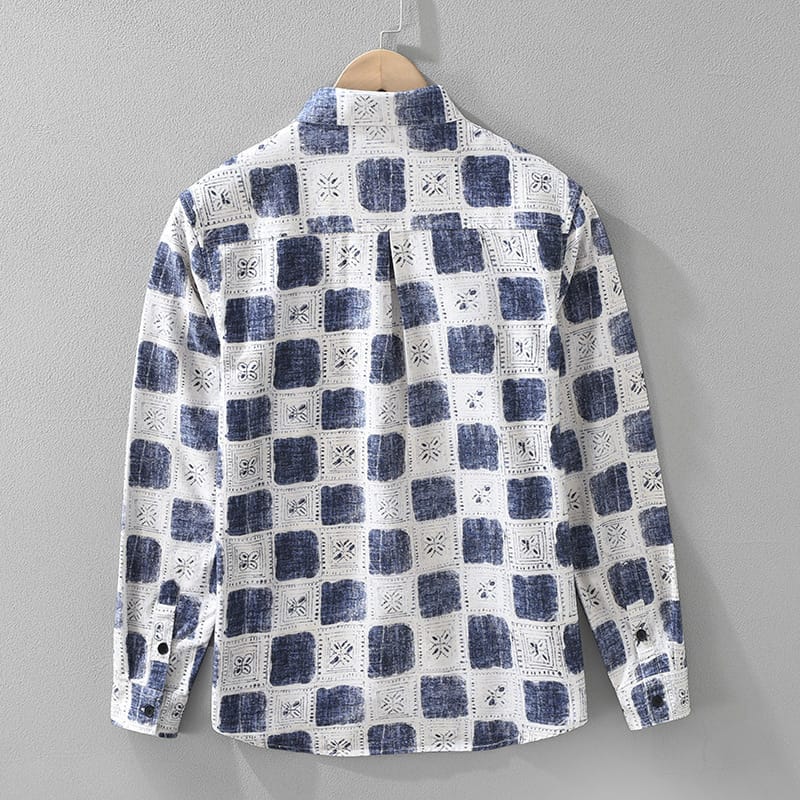 Camicia Kanto in cotone a quadri
