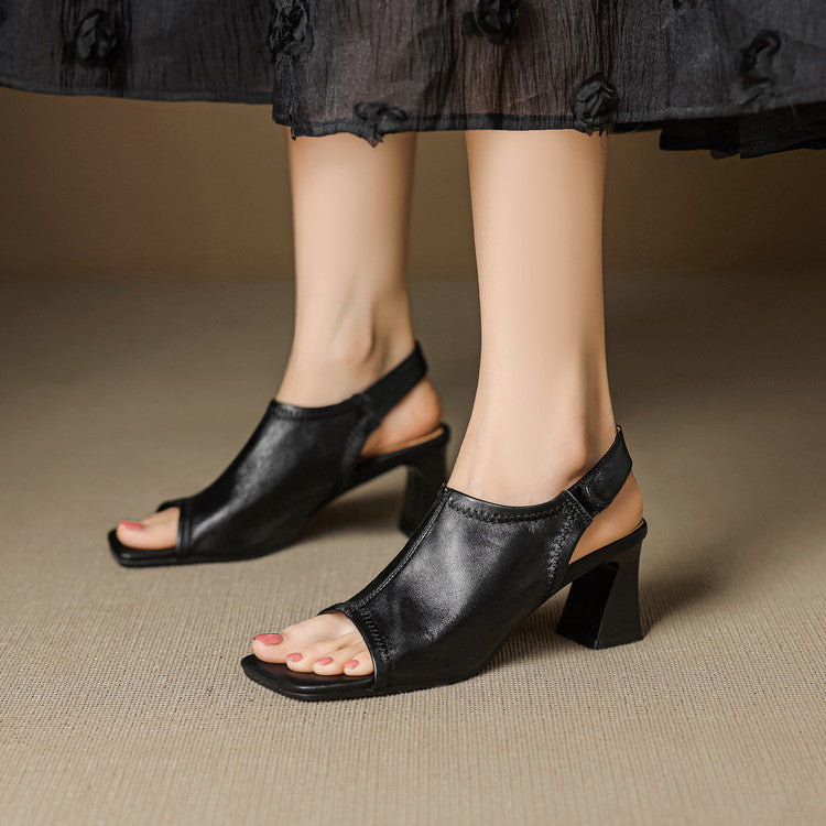 Tacchi slingback Velra in vera pelle