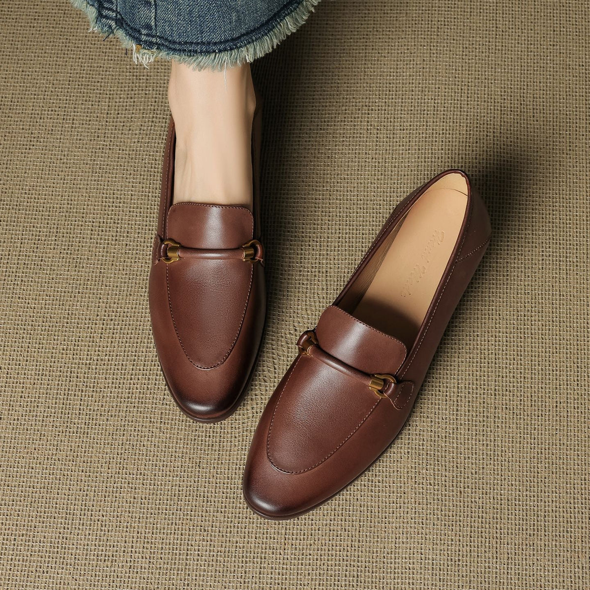 Mocassins Sera en cuir véritable