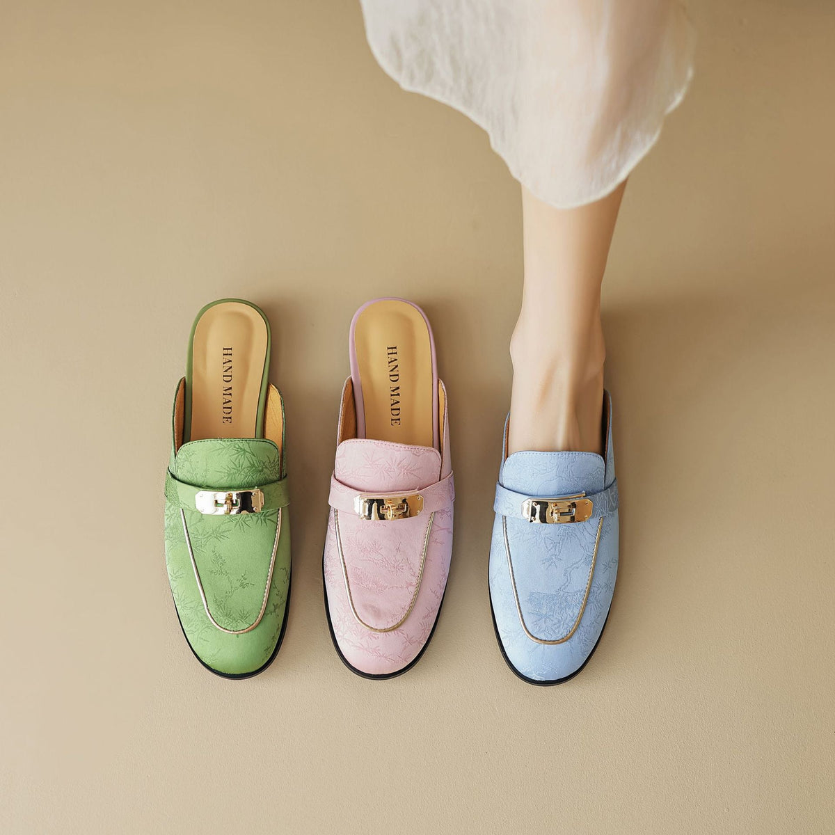 Ella loafers i ægte læder