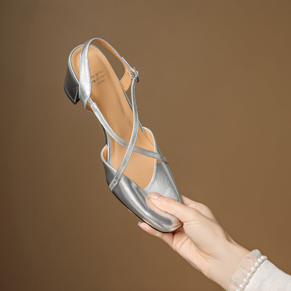 Blenza Slingbacks aus echtem Leder