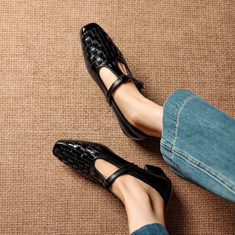 Tacones de cuero genuino Soretta