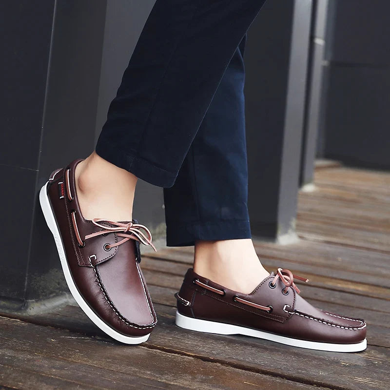 Sapatos Rasko em pele genuína