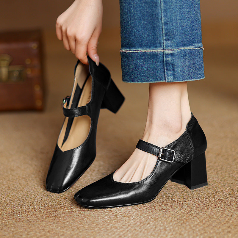 Tacchi Cira in vera pelle