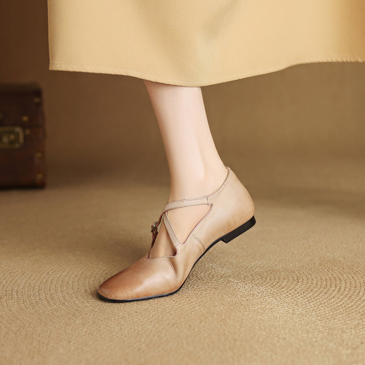 Scarpe basse Avelin in vera pelle