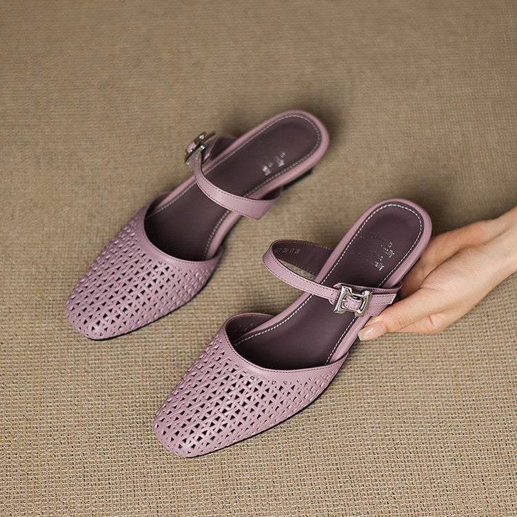 Mules Nilda in vera pelle
