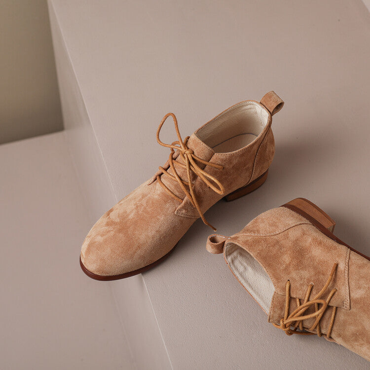 Zapatos Alexa de ante auténtico