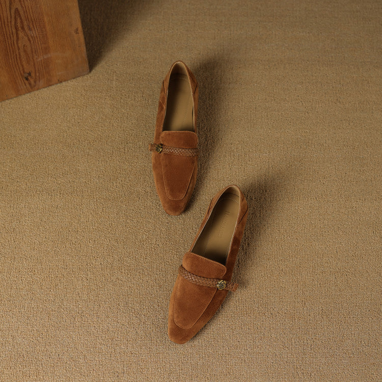 Vimi loafers i ægte ruskind