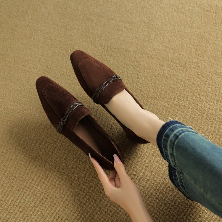 Aven Genuine Suede Loafers