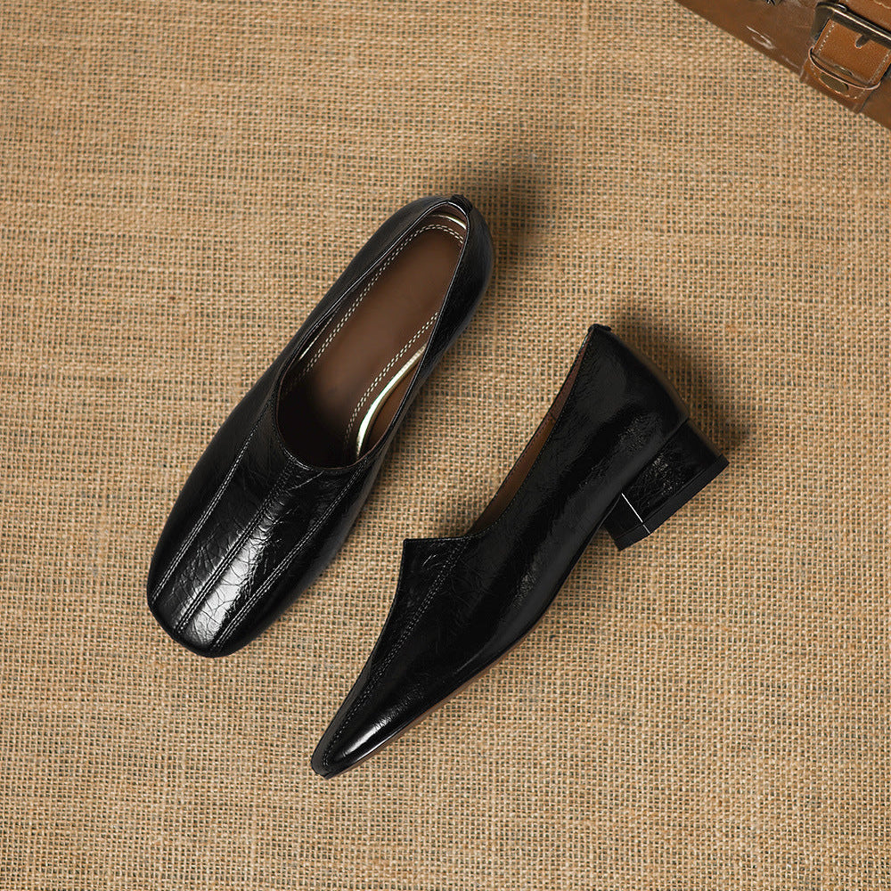 Mocasines Velina de cuero genuino