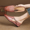 Mules de cuero Avella