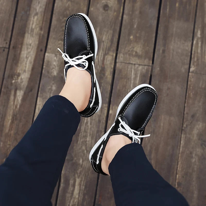 Sapatos Rasko em pele genuína