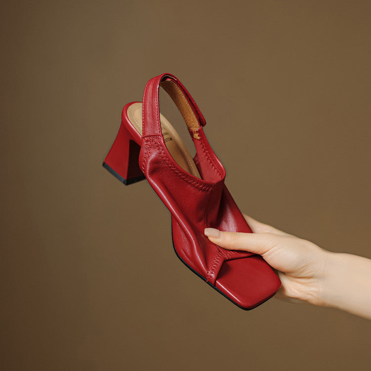 Tacchi slingback Velra in vera pelle