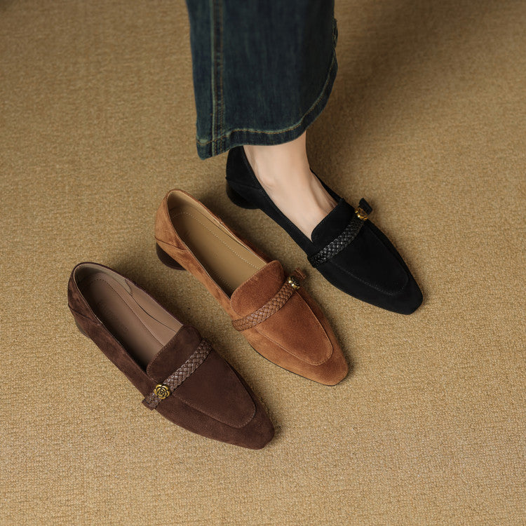 Vimi loafers i ægte ruskind