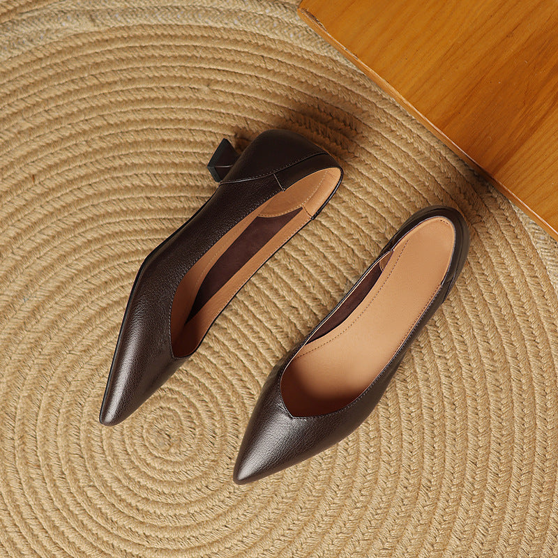 Tacones Nera de cuero genuino