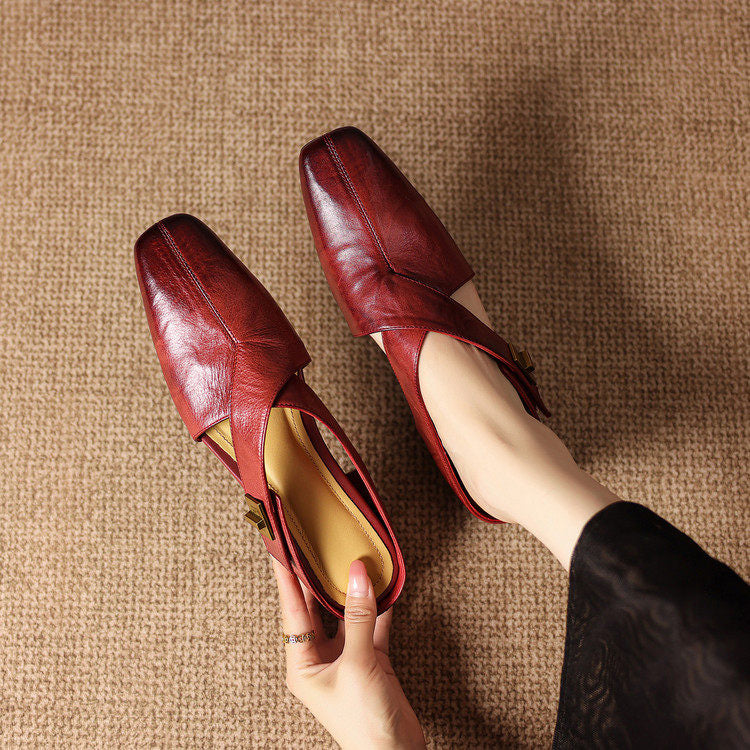 Mules Ravessia in vera pelle