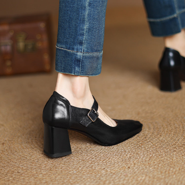 Tacchi Cira in vera pelle