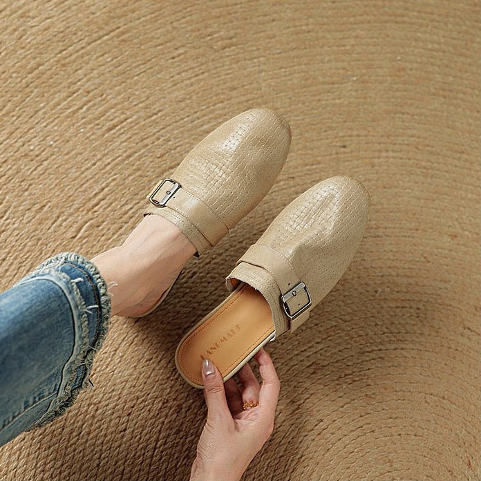 Mules Cassie in vera pelle