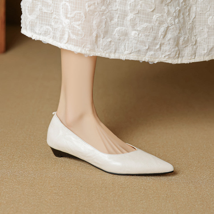 Scarpe basse Fauna in vera pelle