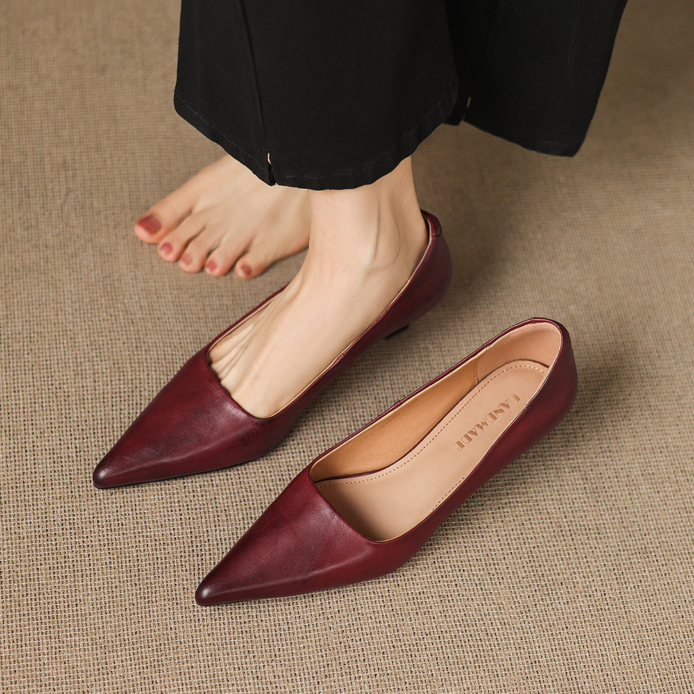 Tacchi Calina in vera pelle