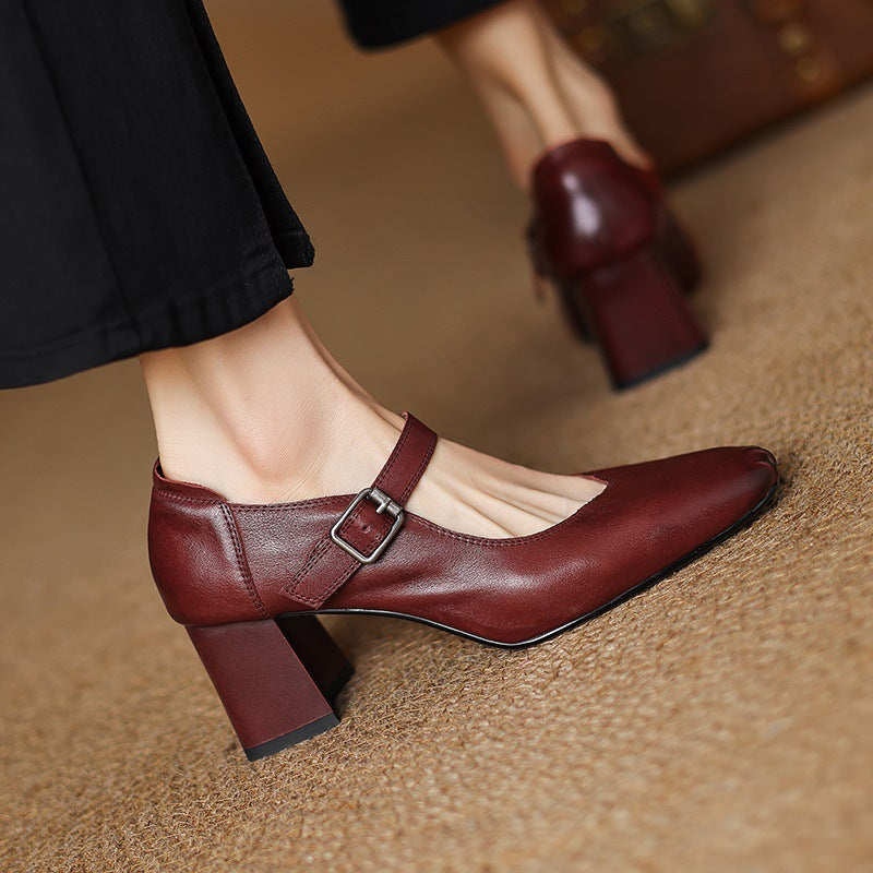 Tacchi Cira in vera pelle