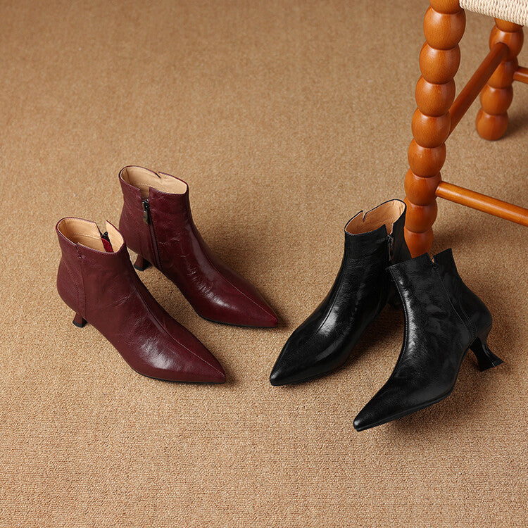 Botas de cuero genuino Klyra