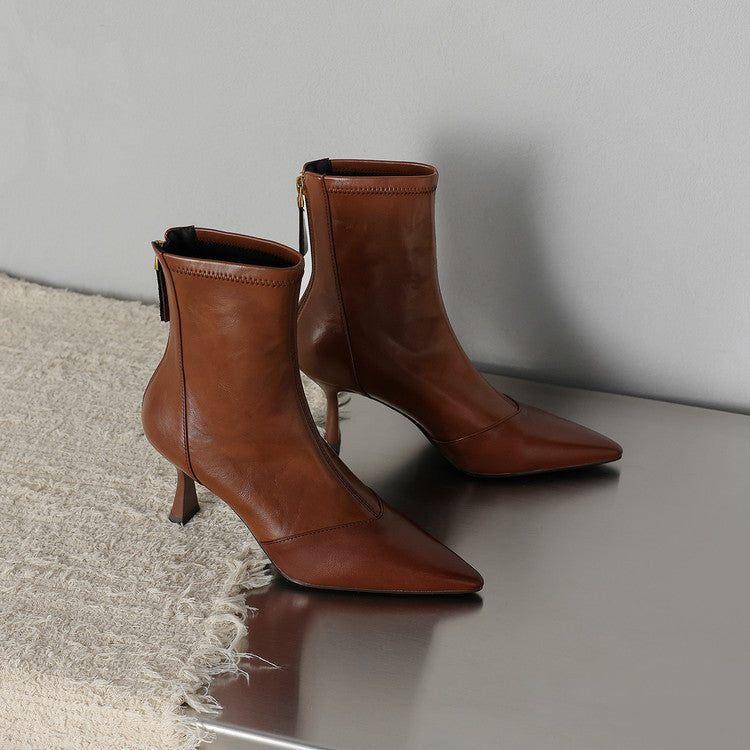 Botas Uvera em pele genuína