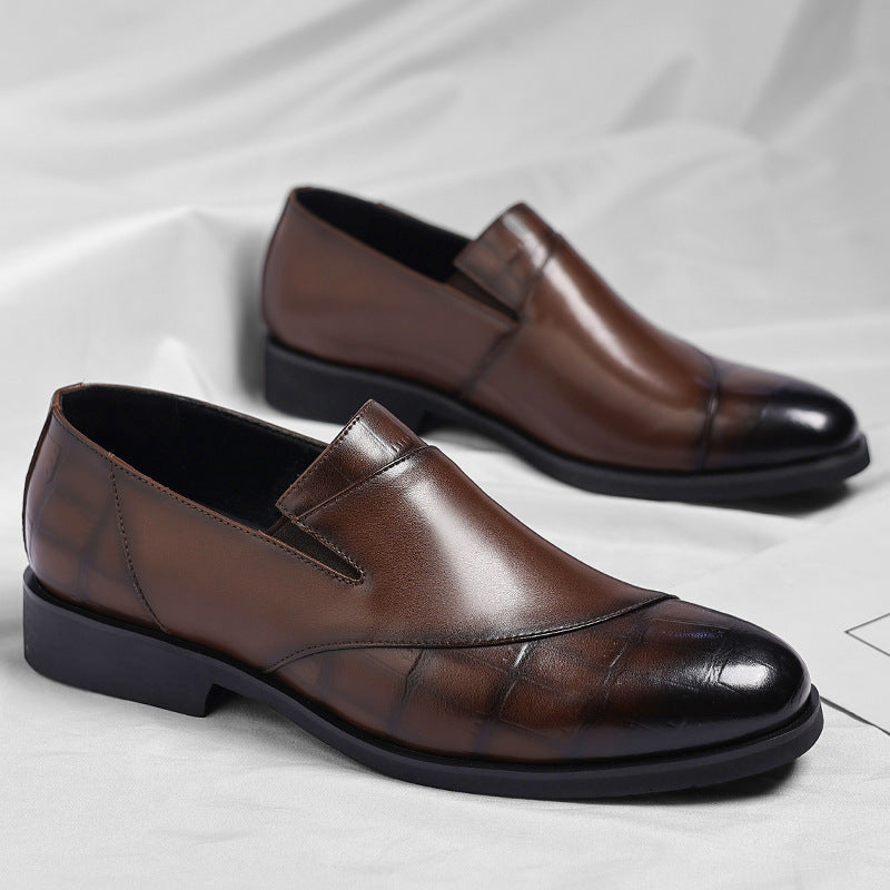 Mocassins de pele com Lurex