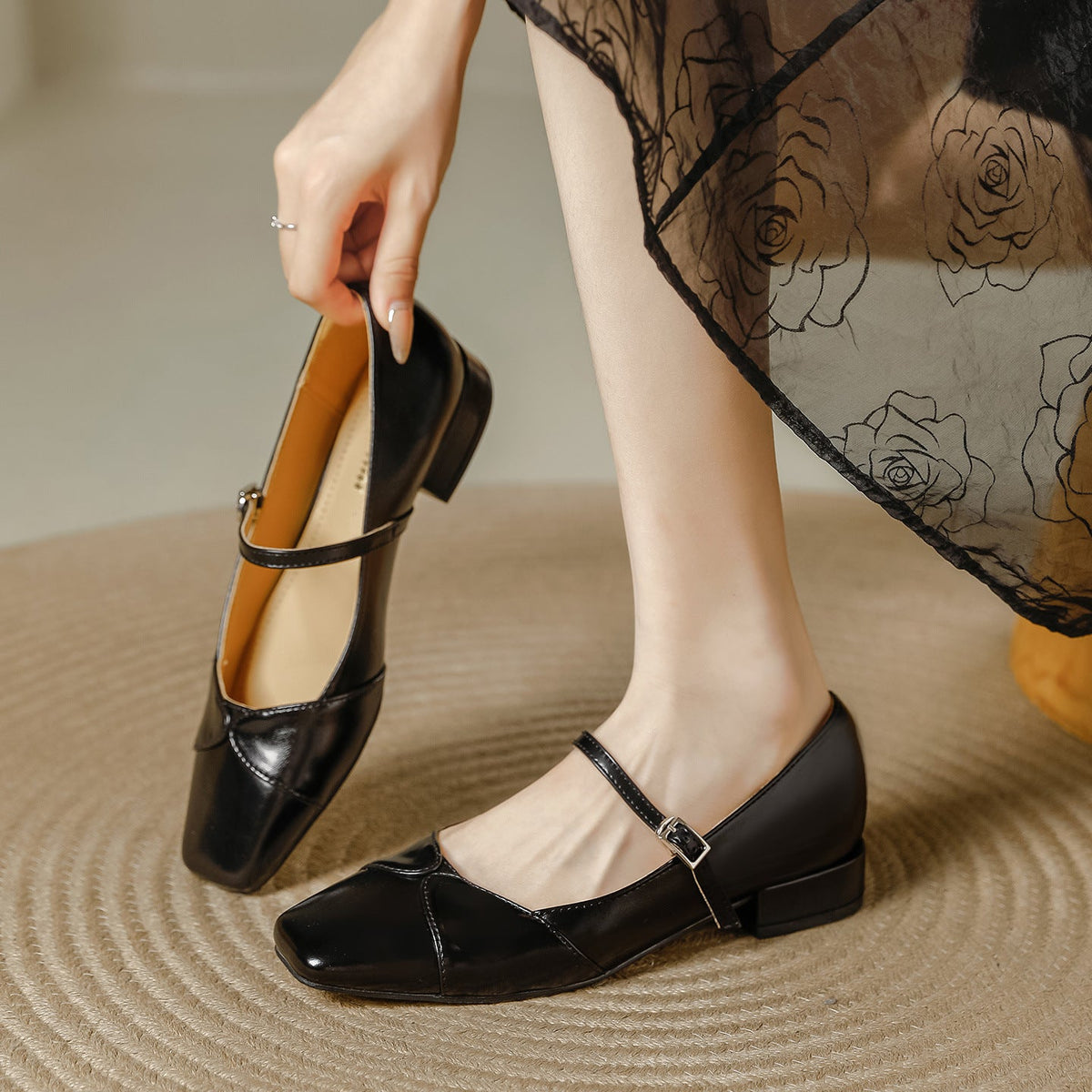 Sapatos de Pele Priya