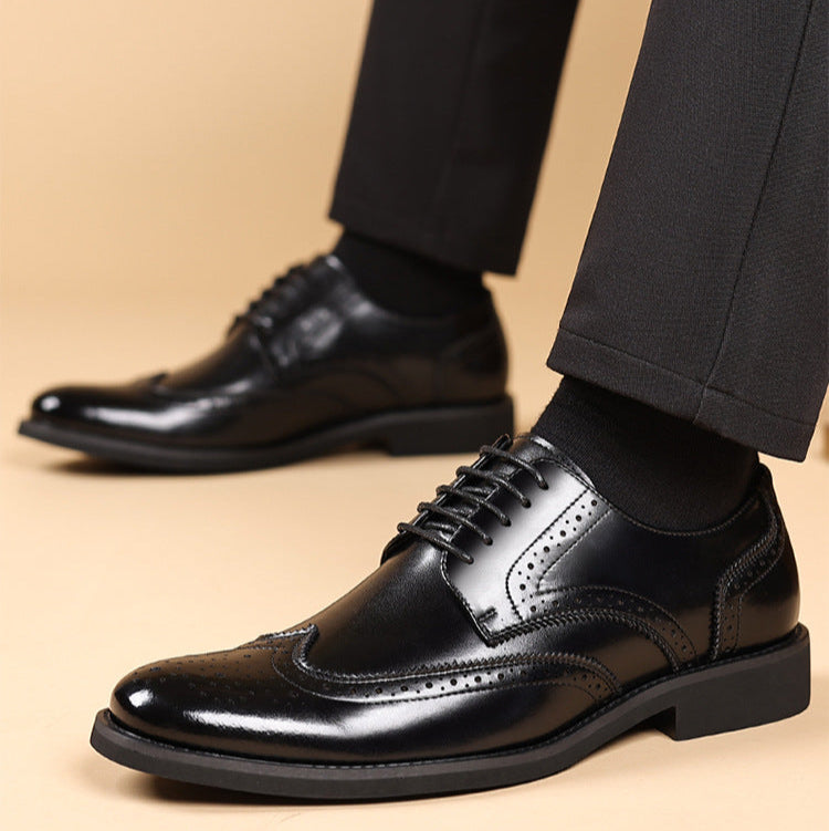 Sapatos Prescot em Pele Genuína