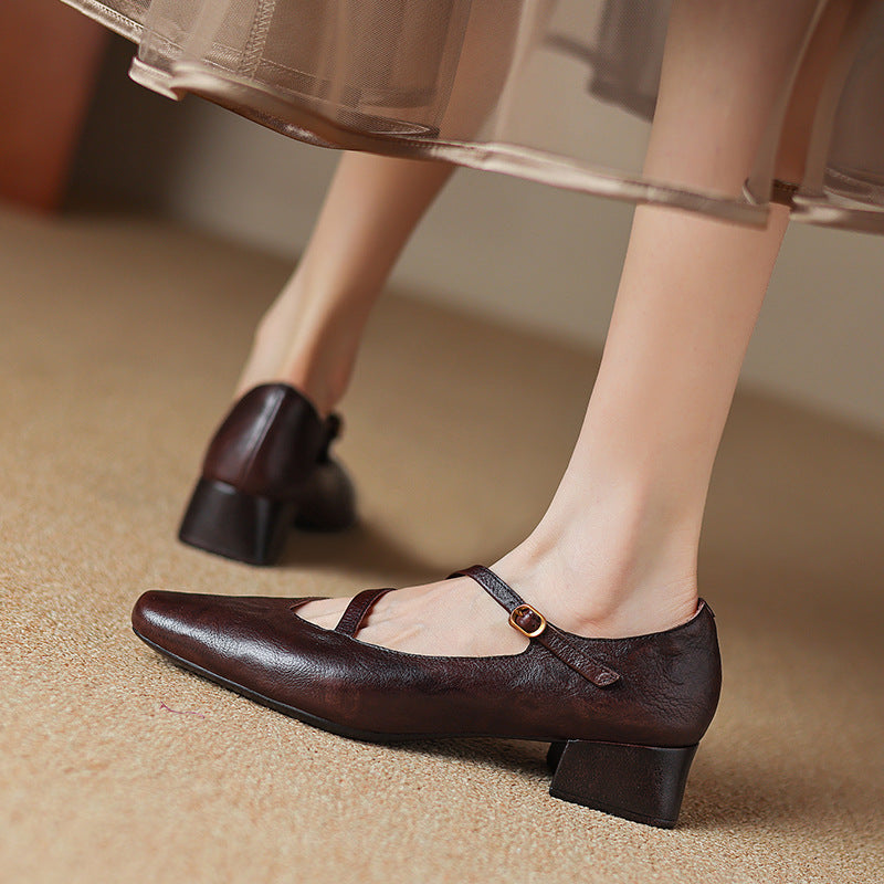 Tacones Ossa de cuero genuino