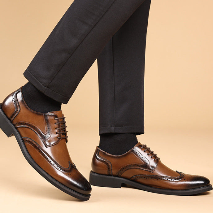 Sapatos Prescot em Pele Genuína