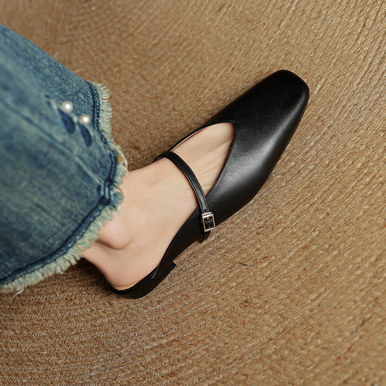 Mules Virela in vera pelle