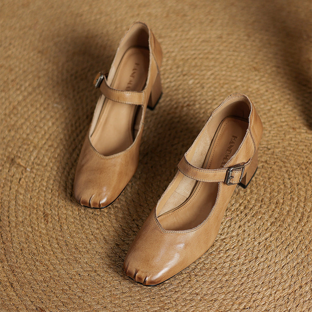 Tacchi Cira in vera pelle