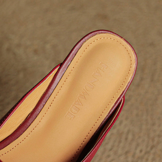 Mules Miral in vera pelle
