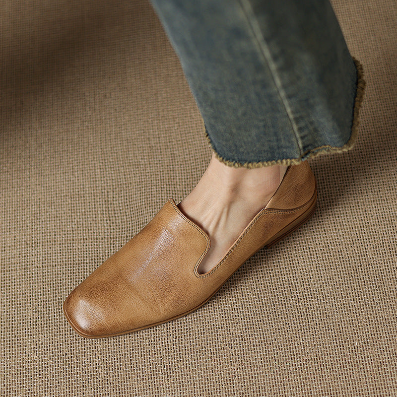 Mocassins Lennor em pele genuína