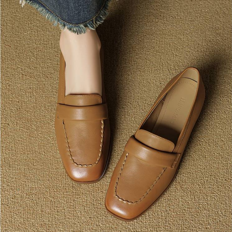 Evren loafers i äkta läder