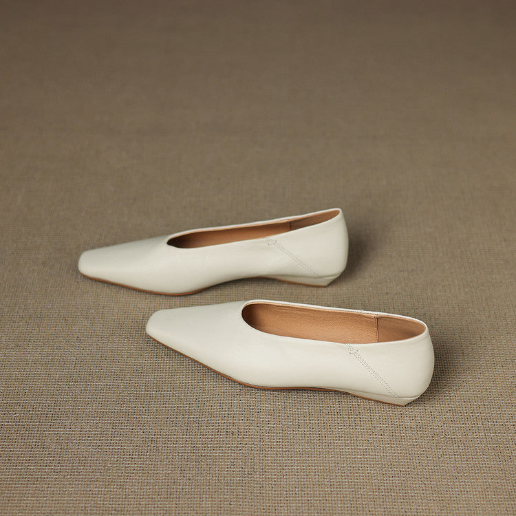 Zapatos planos Emor de cuero genuino