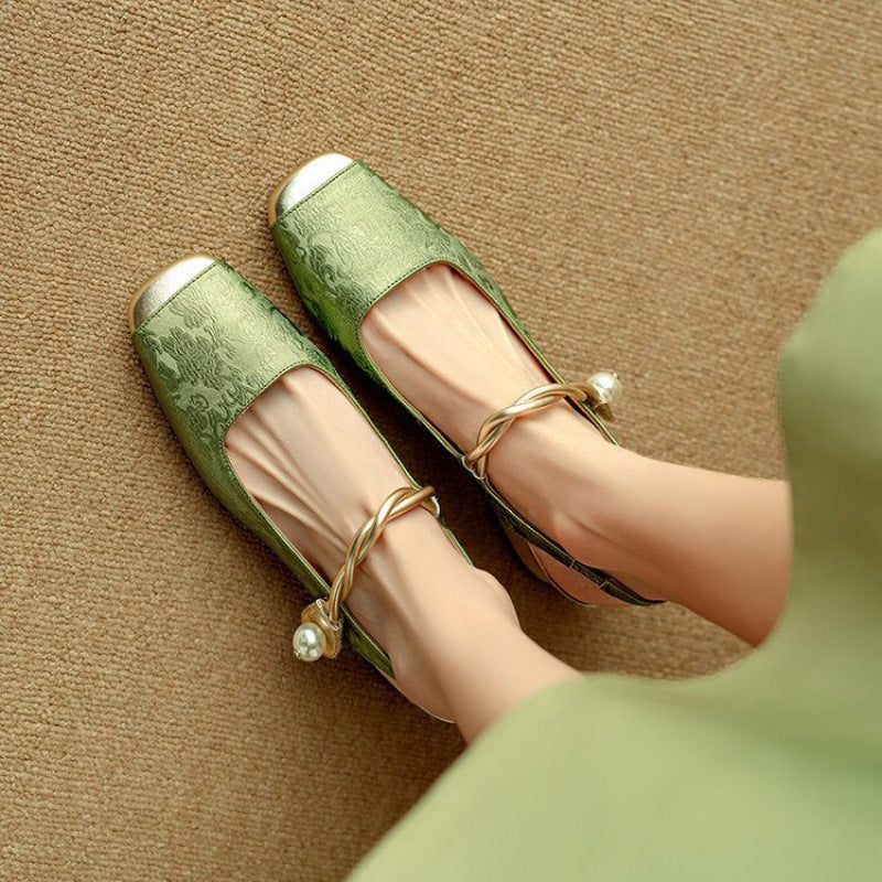 Tacones de cuero Galene