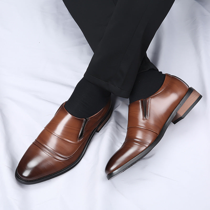 Denvor Businessschuhe aus strukturiertem Leder