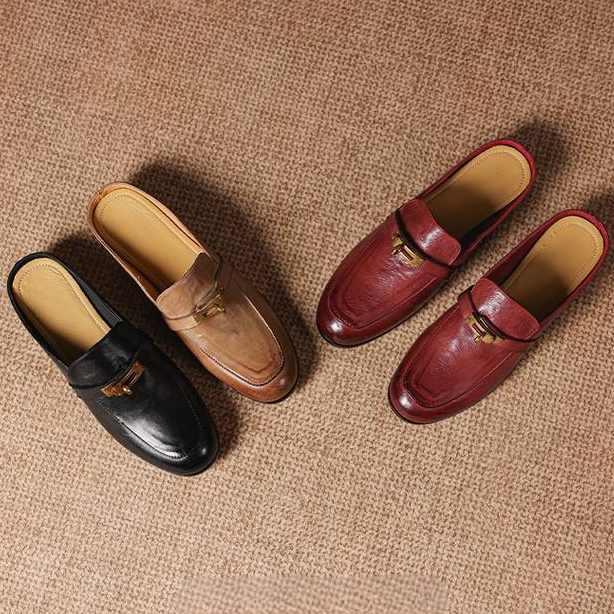 Mules Fiorella en cuir véritable