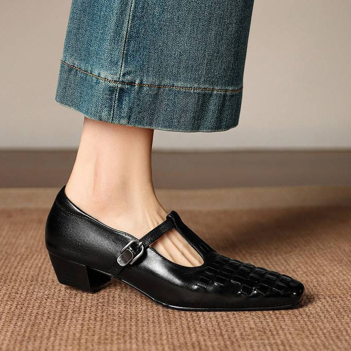 Tacones de cuero genuino Soretta