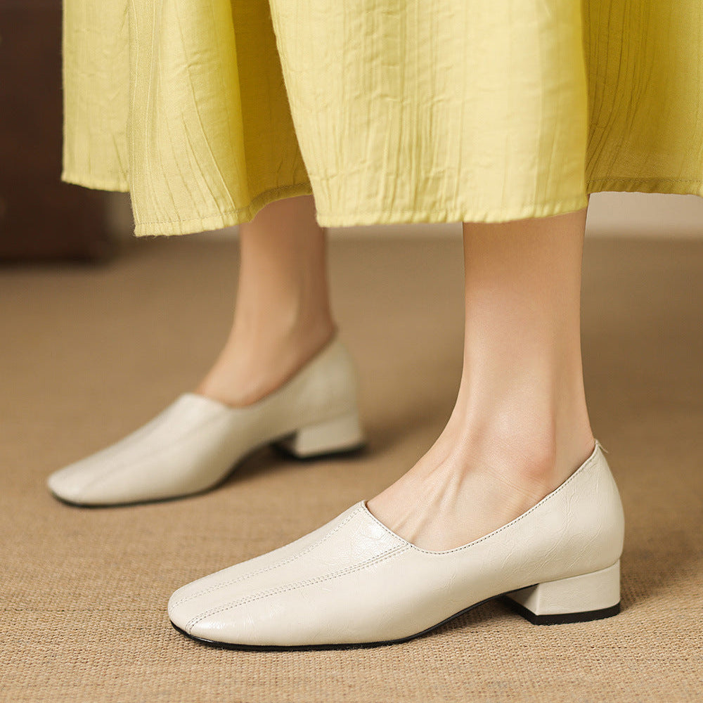 Mocasines Velina de cuero genuino