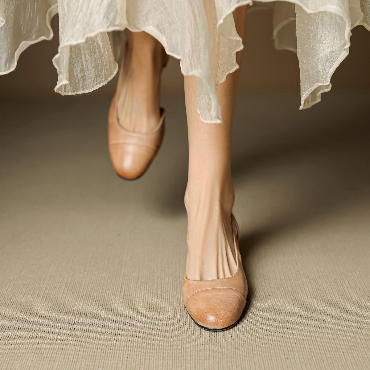 Zapatos de tacón Lureth de piel auténtica