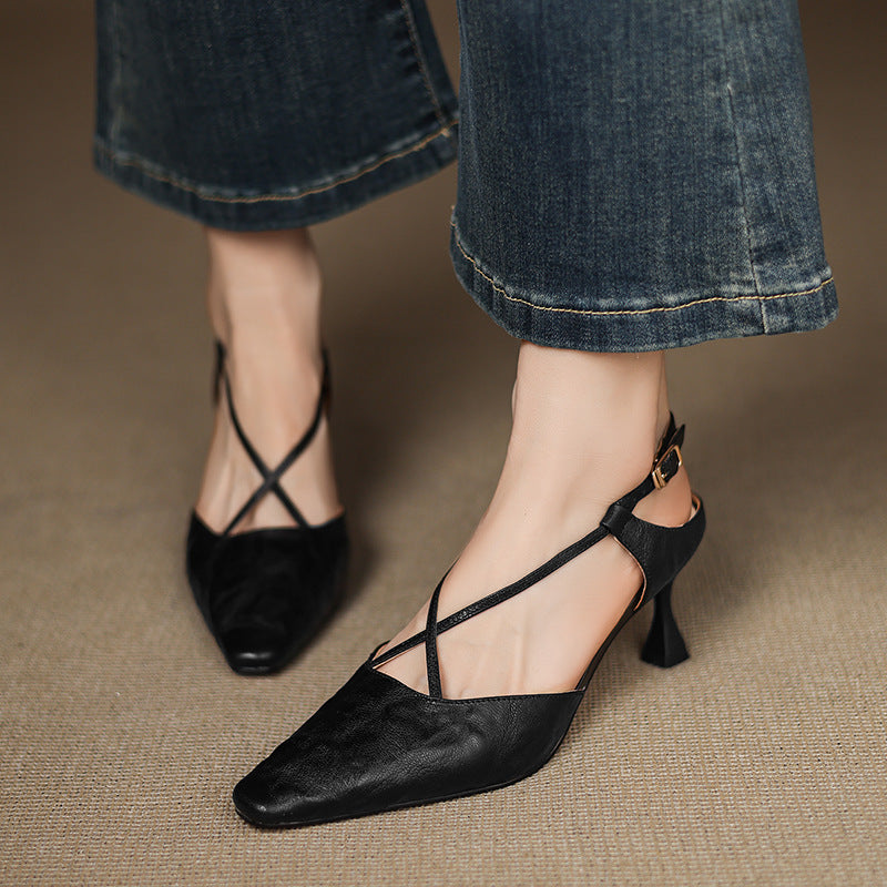 Tacchi Velta in vera pelle