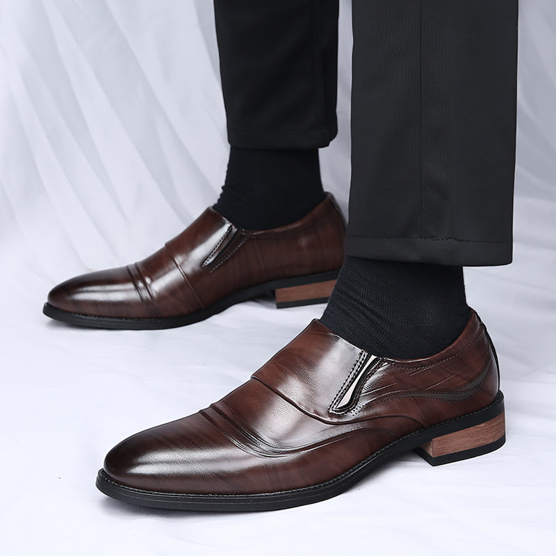 Denvor Businessschuhe aus strukturiertem Leder