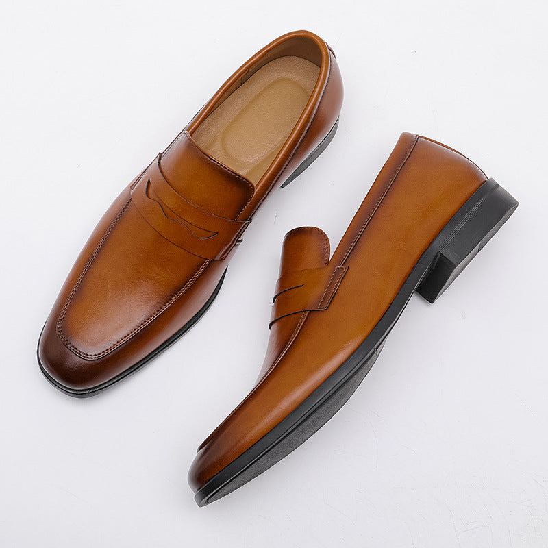 Malric loafers i läder