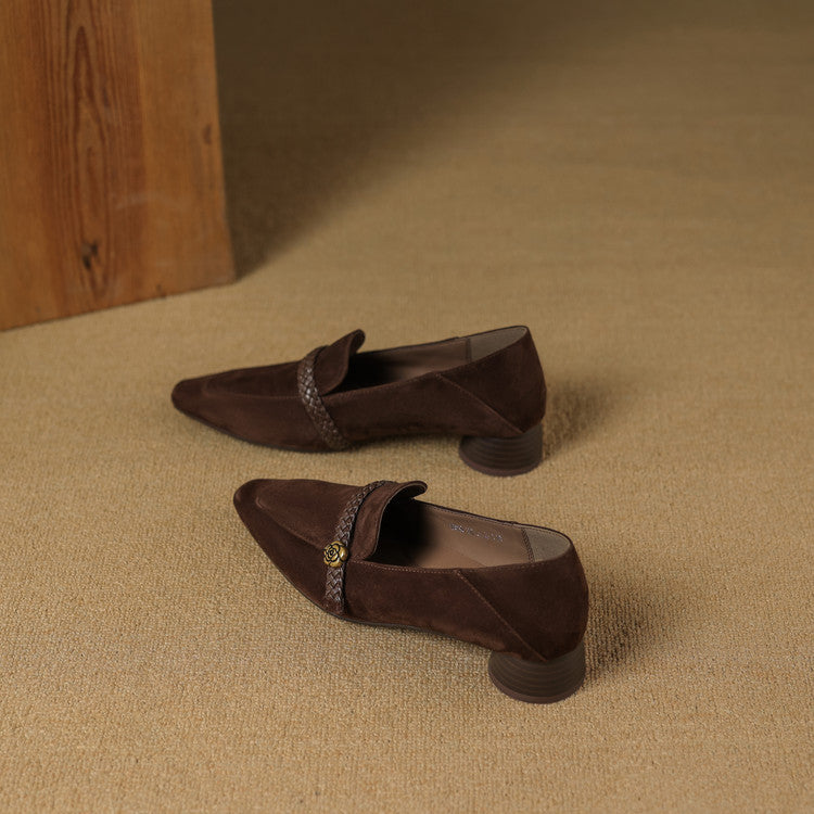 Vimi loafers i ægte ruskind
