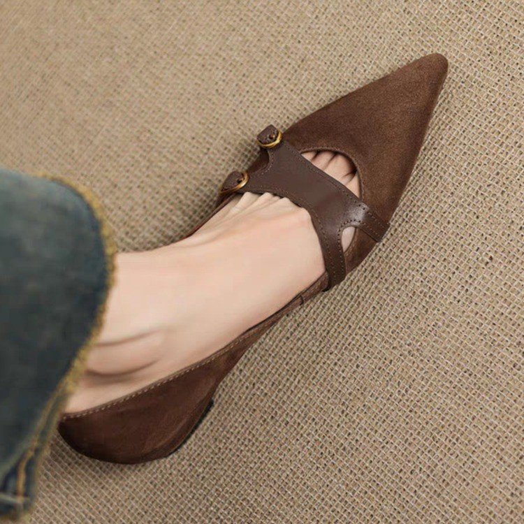Bia loafers i äkta mocka