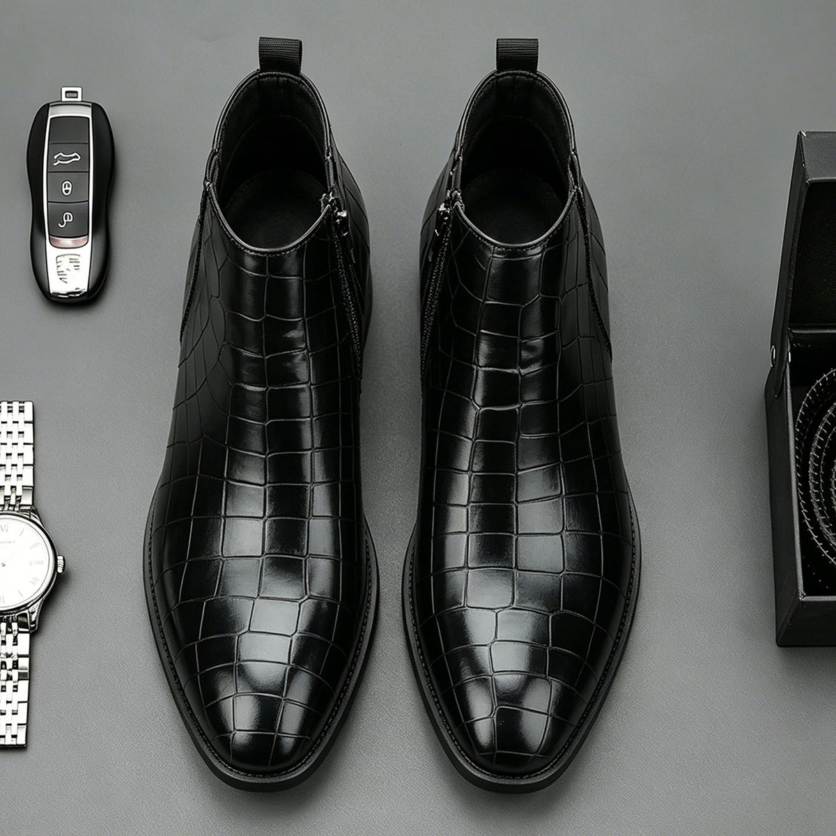 Botas Chelsea Elver de cuero genuino